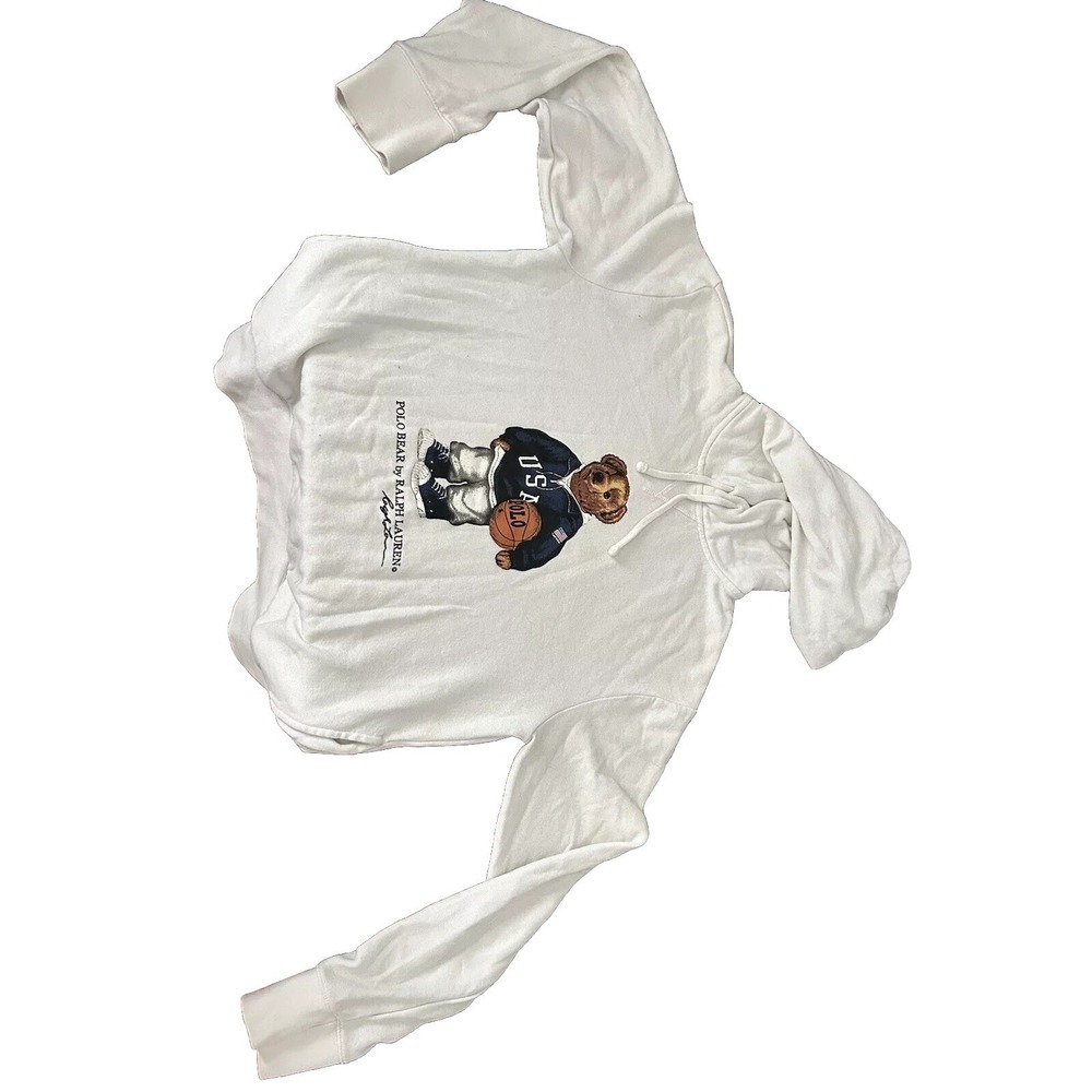 Polo Ralph Lauren Hoodie White Kids‎ Small